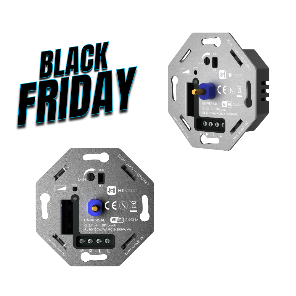 2-Pack Hihome WiFi Universal Smart Dimmer