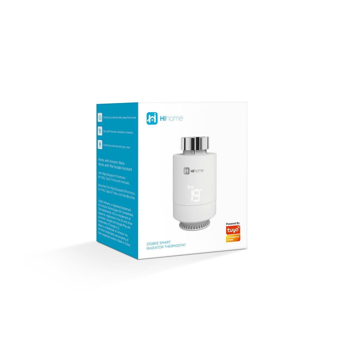 4-Pack Hihome Smart Zigbee Smart Radiator Thermostat V2