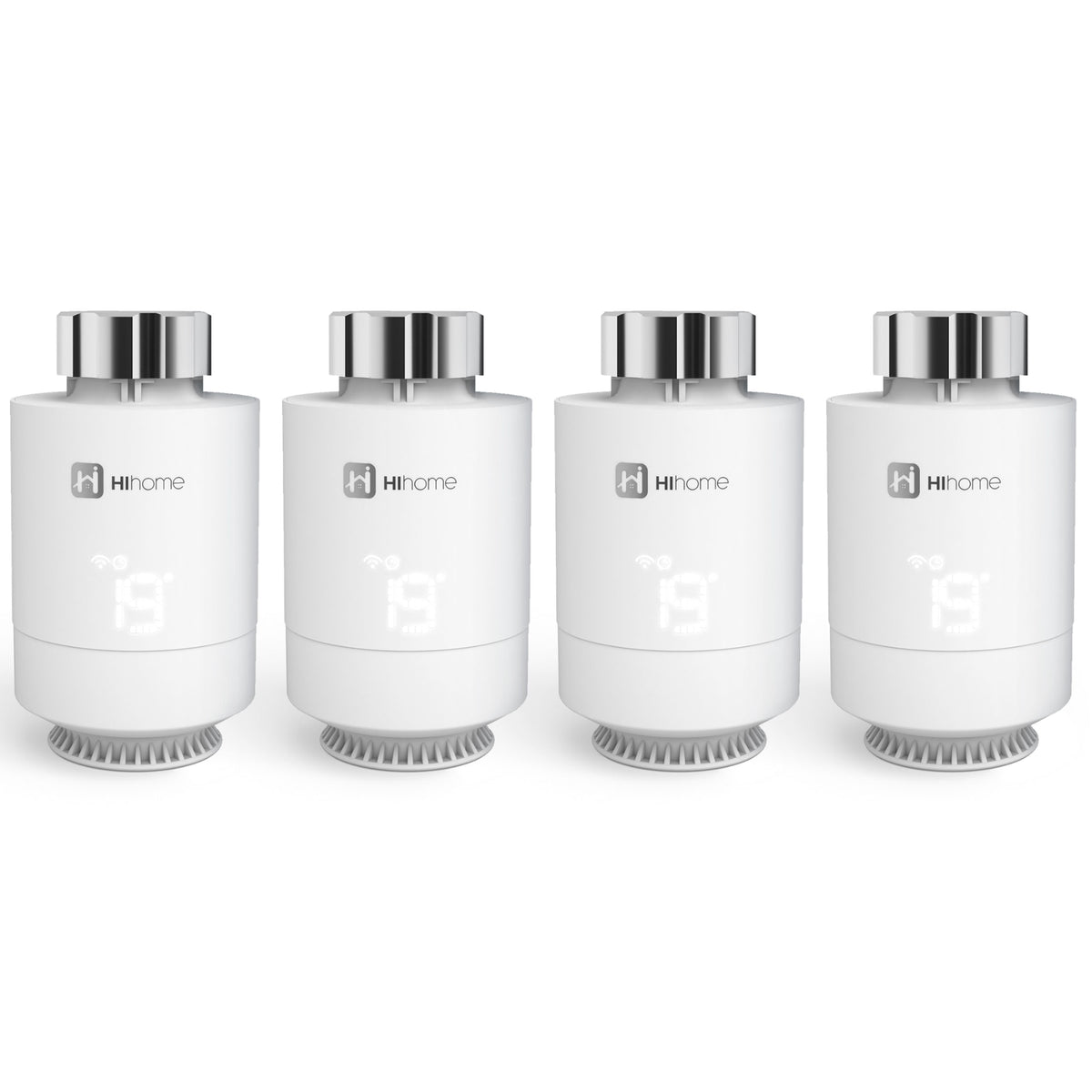 4-Pack Hihome Smart Zigbee Slimme Radiator Thermostaat V2