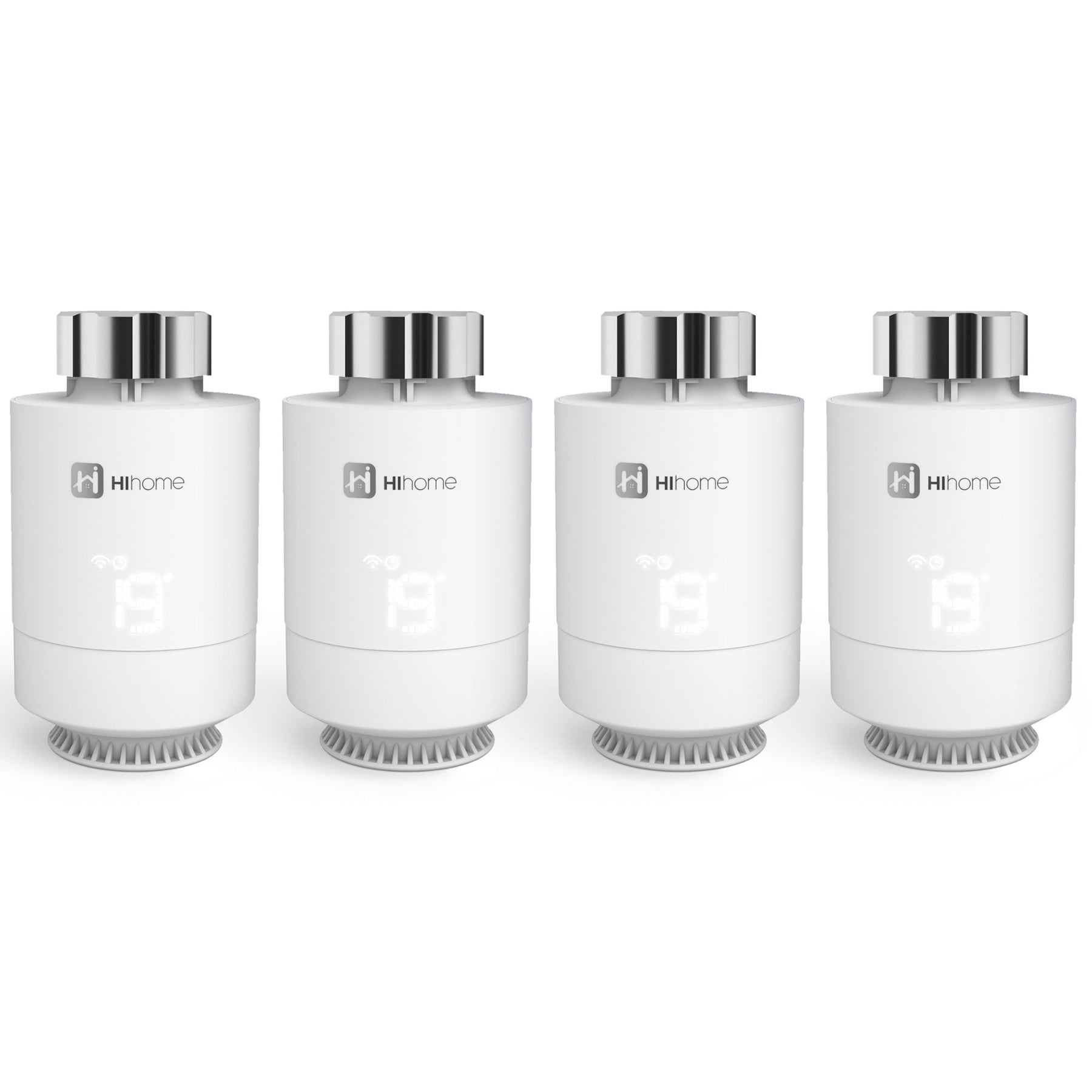 4-Pack Hihome Smart Zigbee Slimme Radiator Thermostaat V2