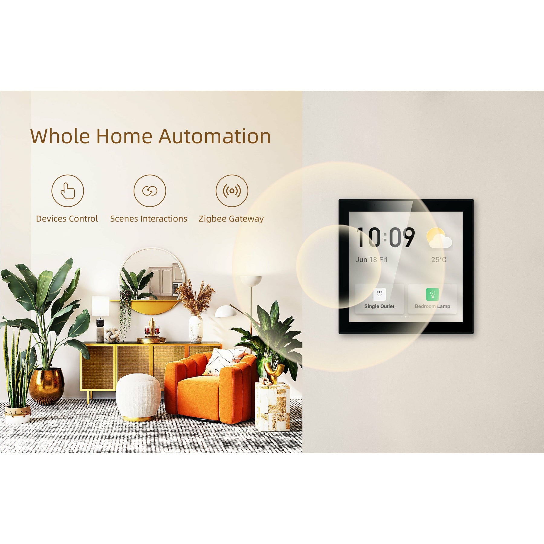 Hihome Hihome Smart Home Control Panel SCP-T6E